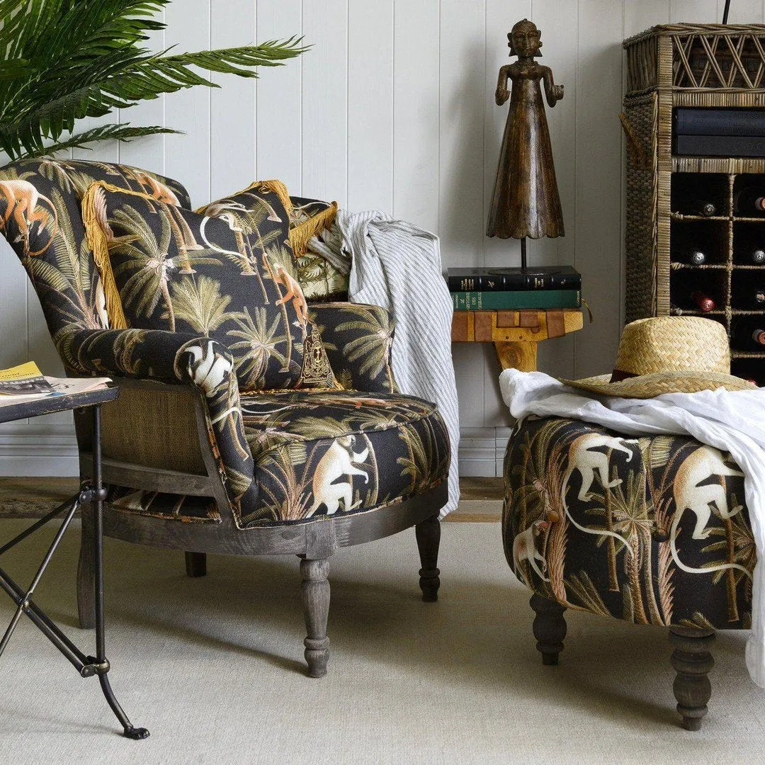 Deconstructed Armchair - Anthracite, Linen