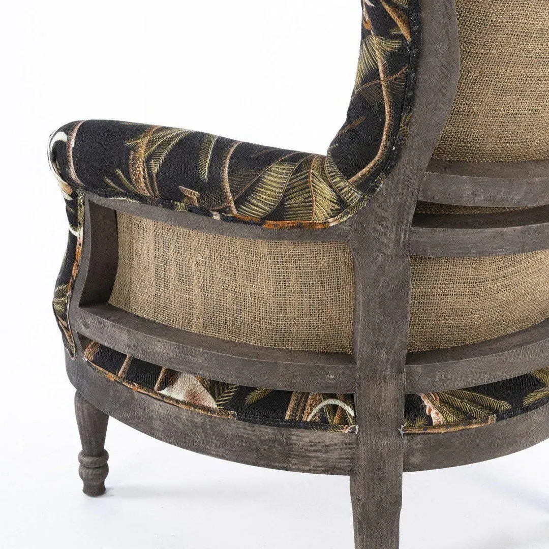 Deconstructed Armchair - Anthracite, Linen