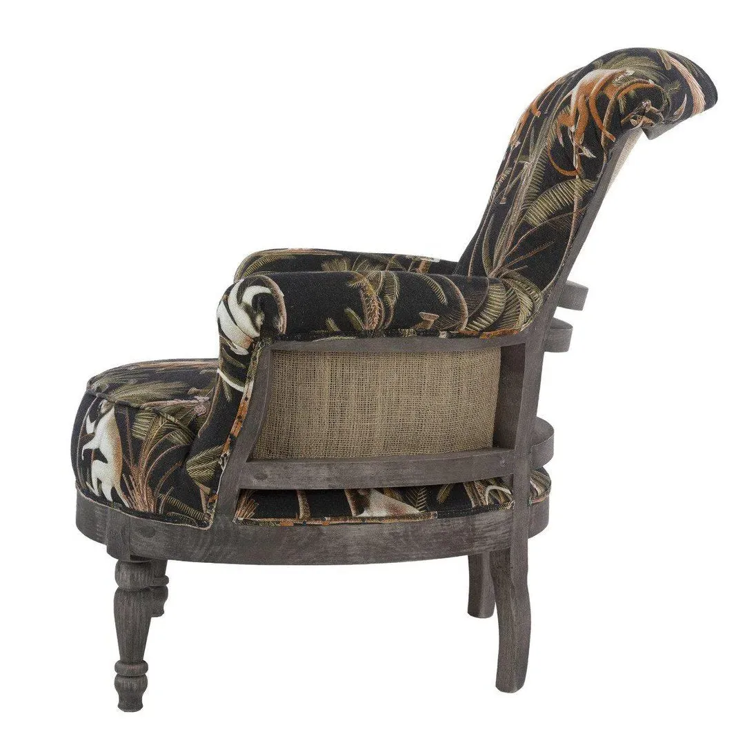 Deconstructed Armchair - Anthracite, Linen