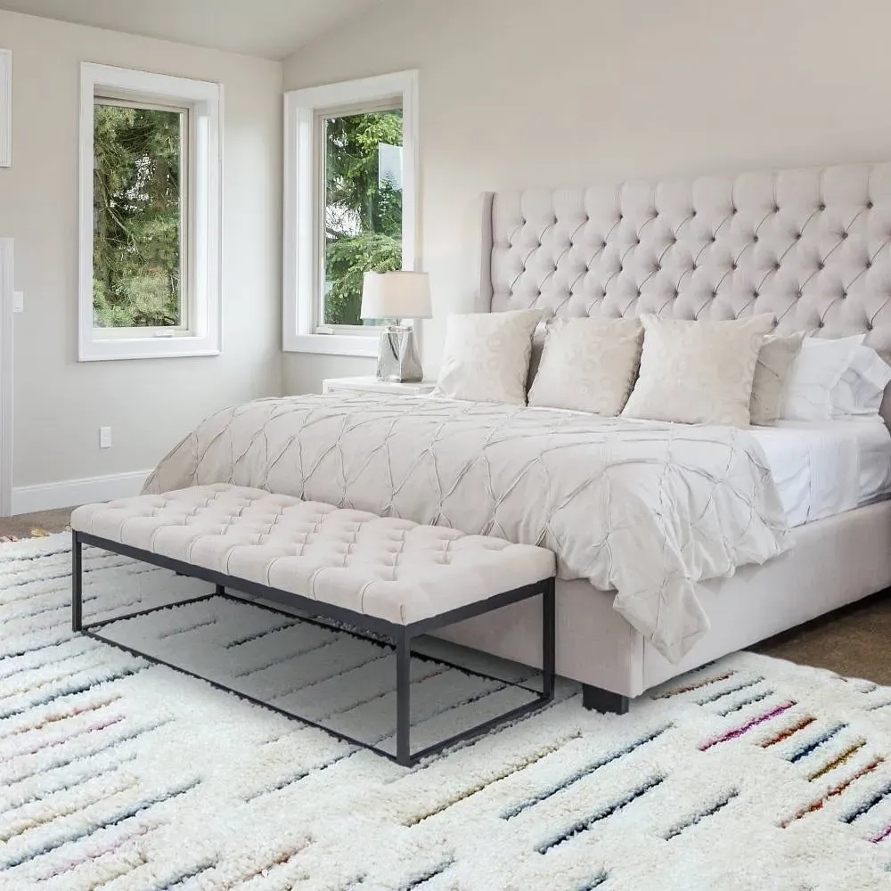 Deep Pile Rug Serenity Pattern - Multicolour