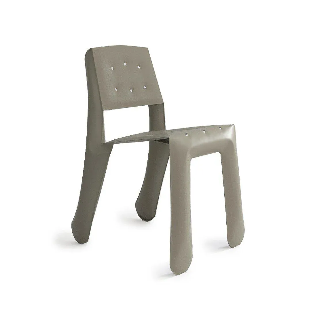 Dining Chair with Steel Frame - Graphite, Steel