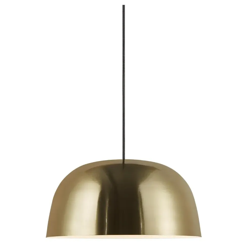 Dome Pendant Light - Brass
