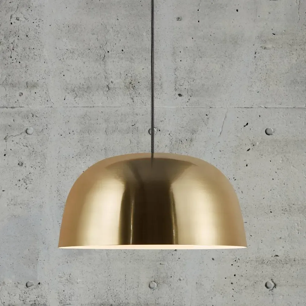 Dome Pendant Light - Brass