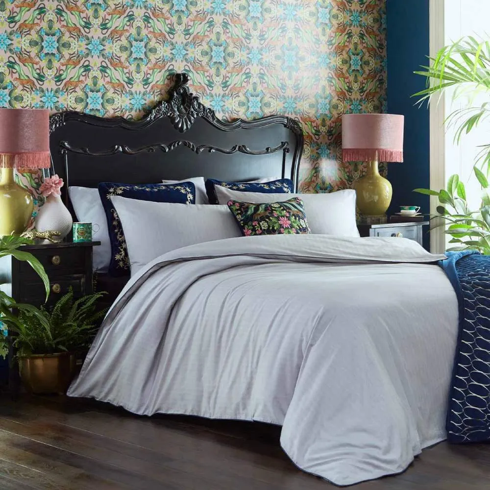 Double Duvet Set with Botanical Print image