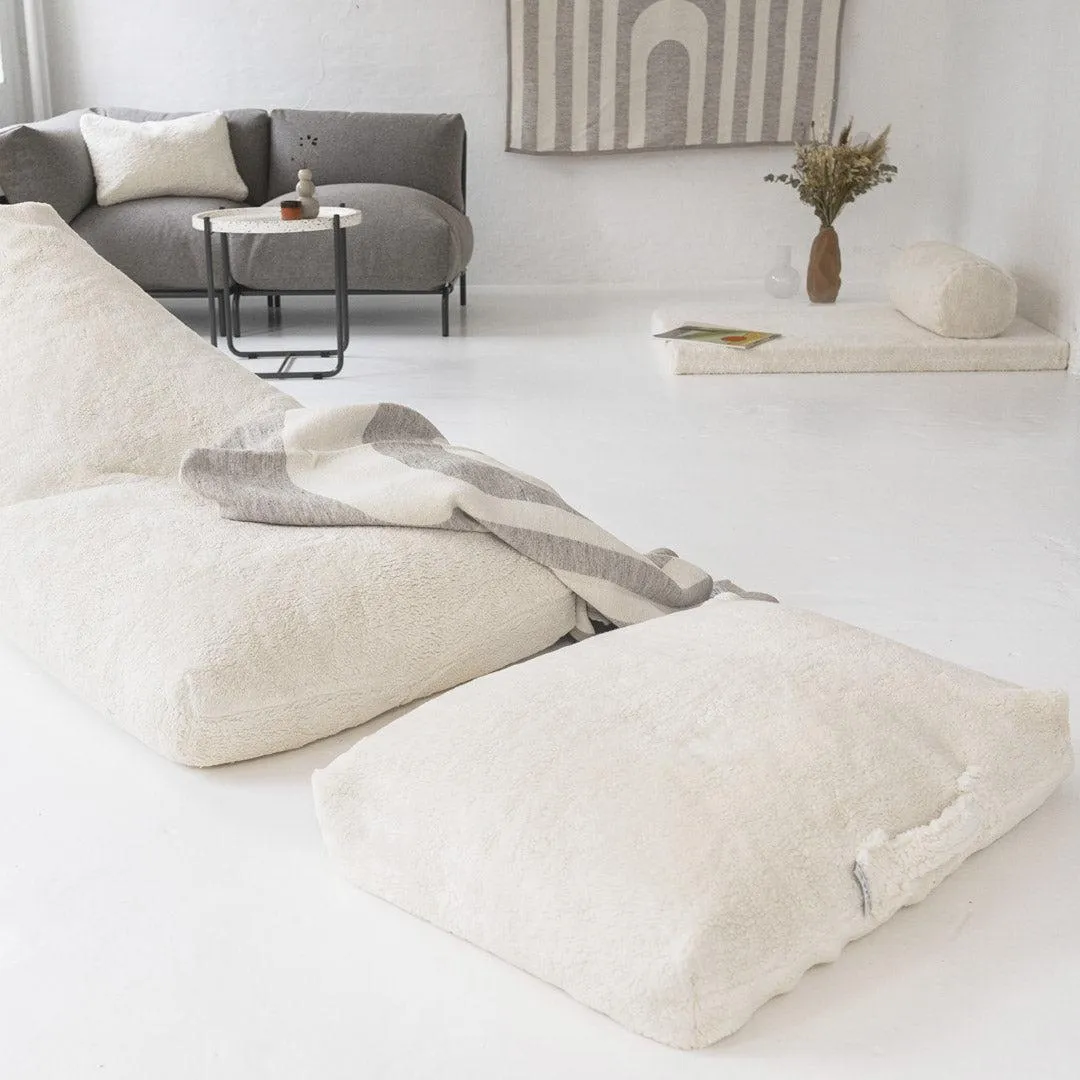 Floor Cushion with Handle - Teddy Fabric