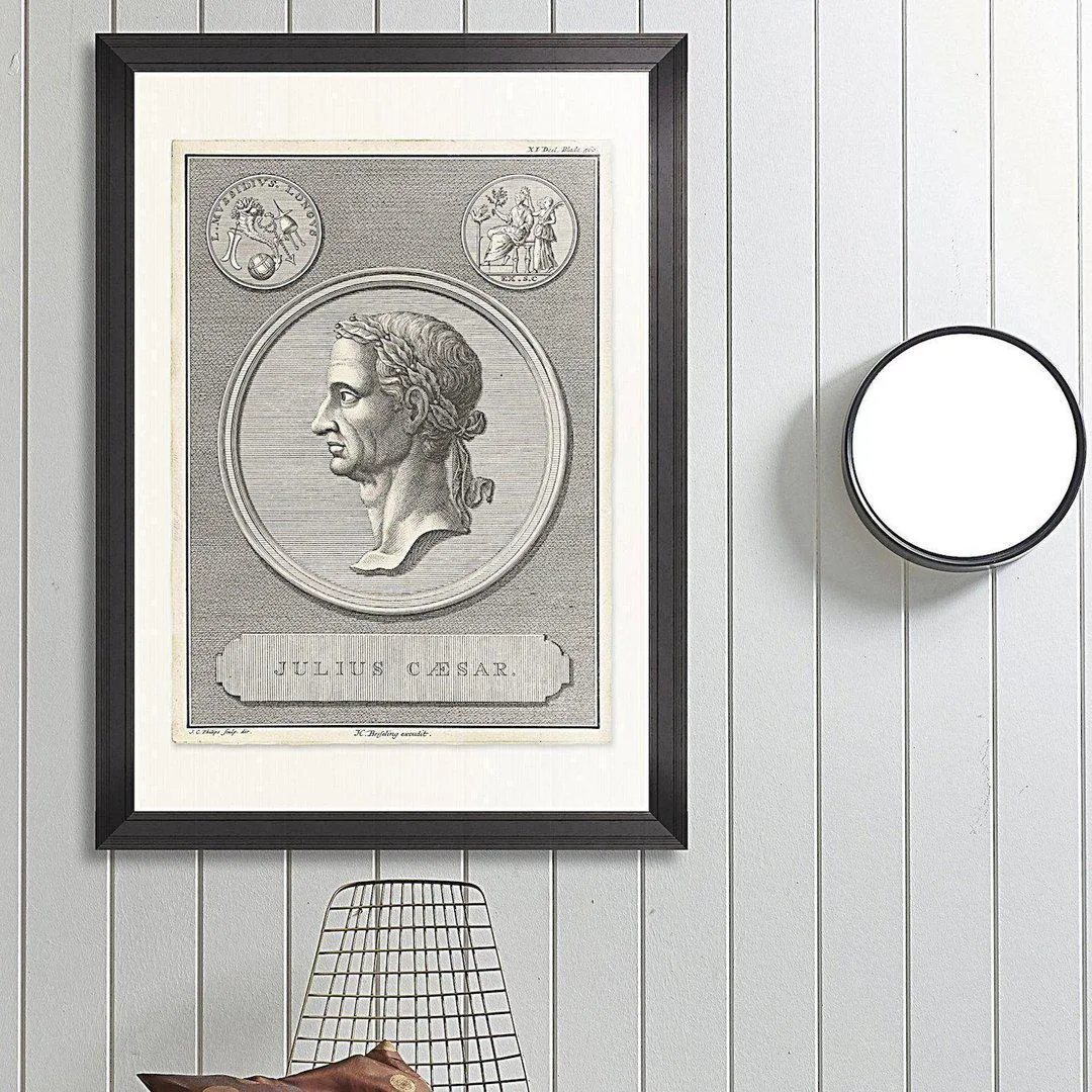 Framed Wall Art Print - Caesar Emperor Design