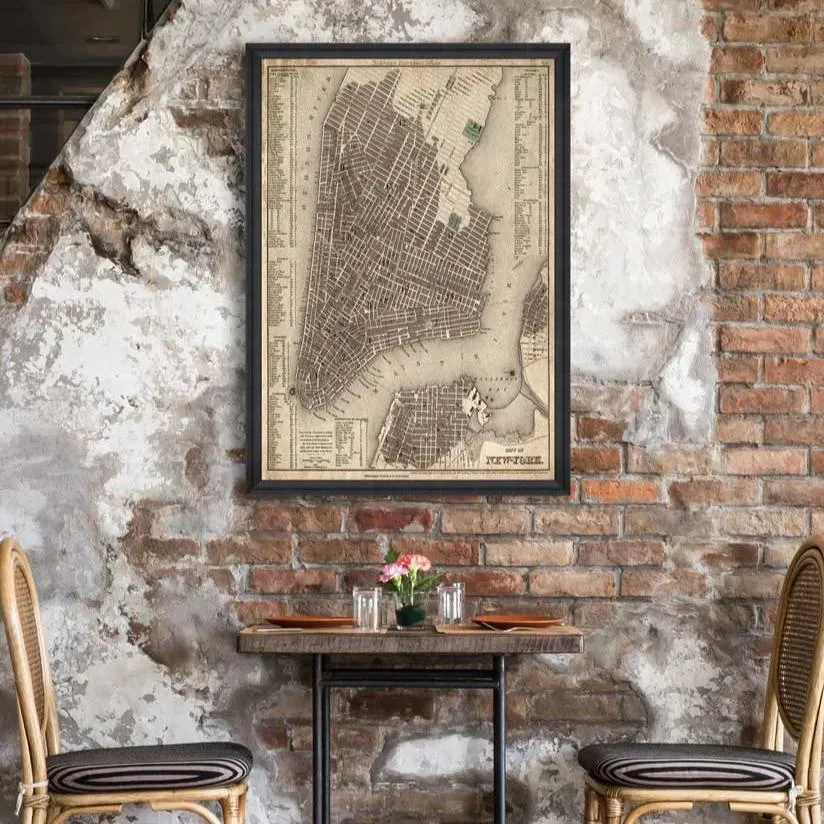 Framed Wall Art Print - City of New York image