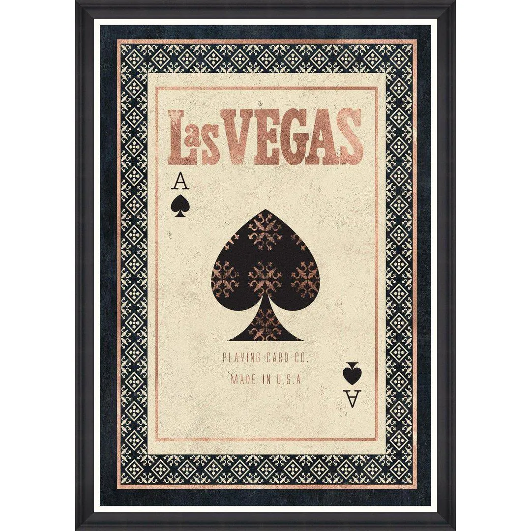 Framed Wall Art Print - Las Vegas Design