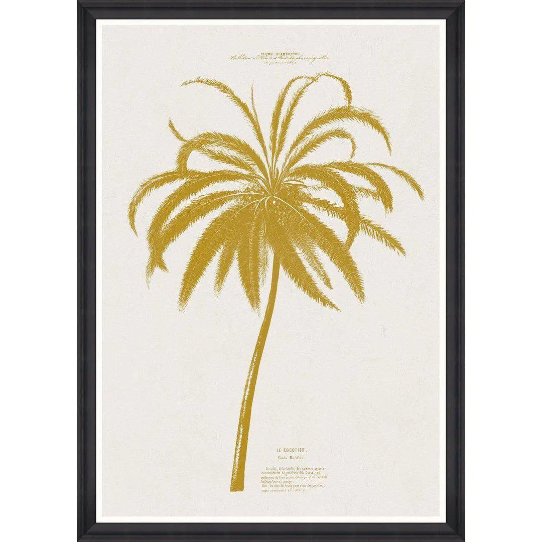 Framed Wall Art Print - Tropical Design