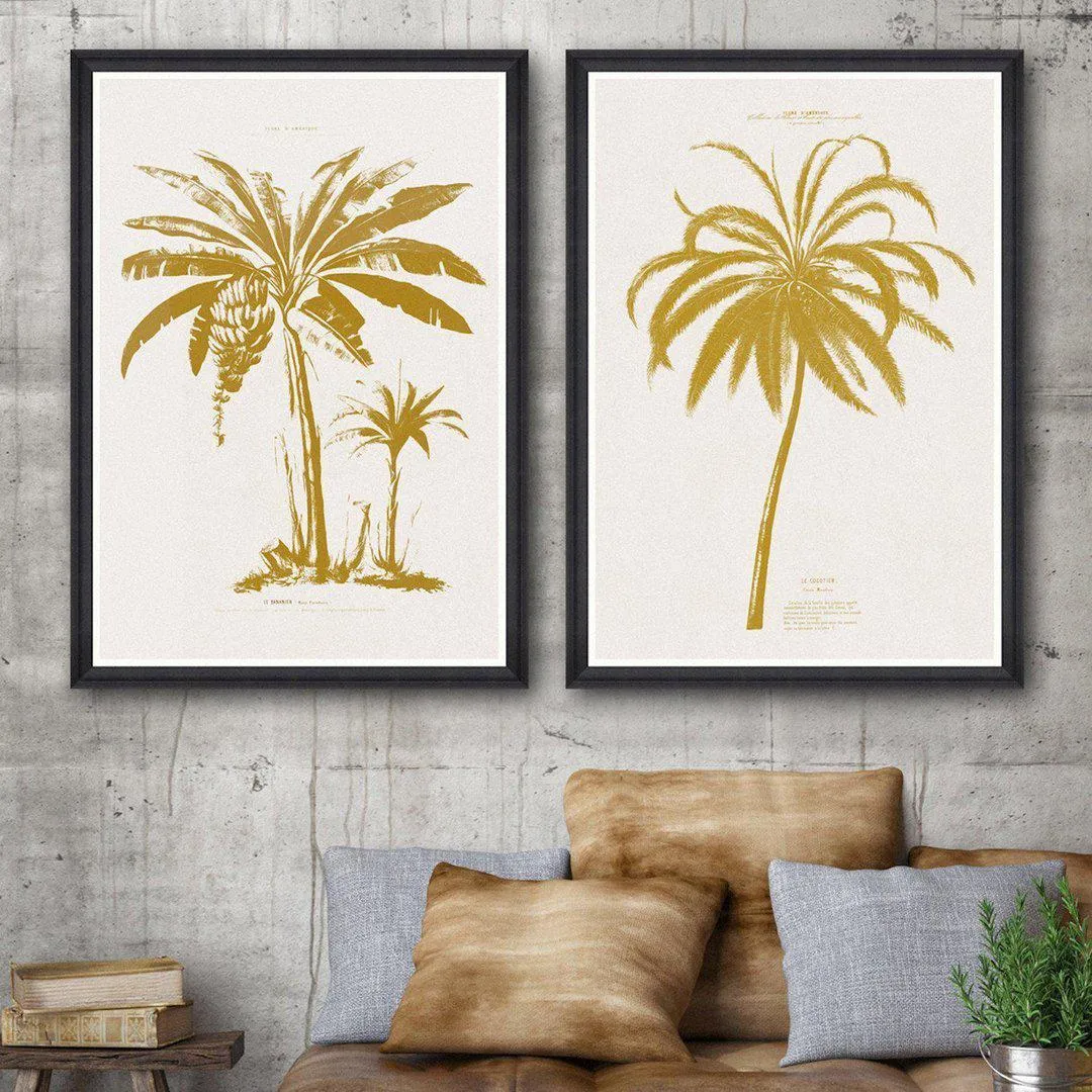 Framed Wall Art Print - Tropical Design