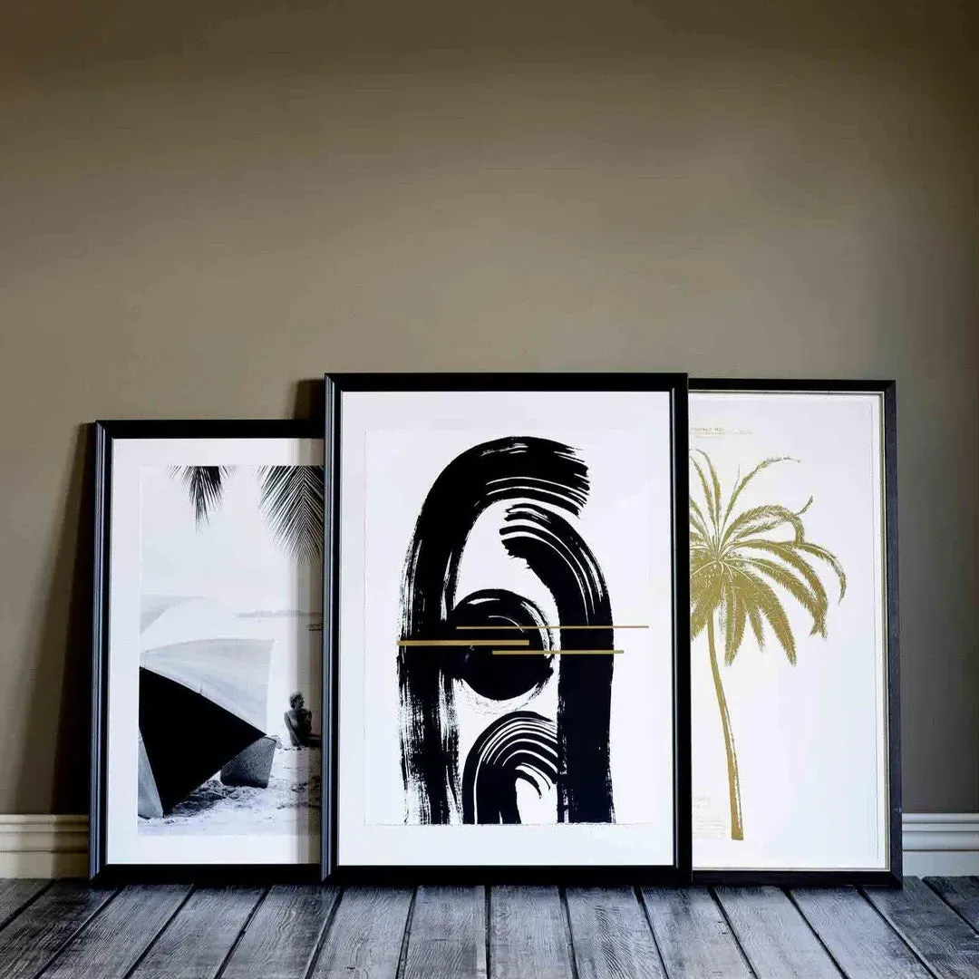 Framed Wall Art Print - Tropical Design