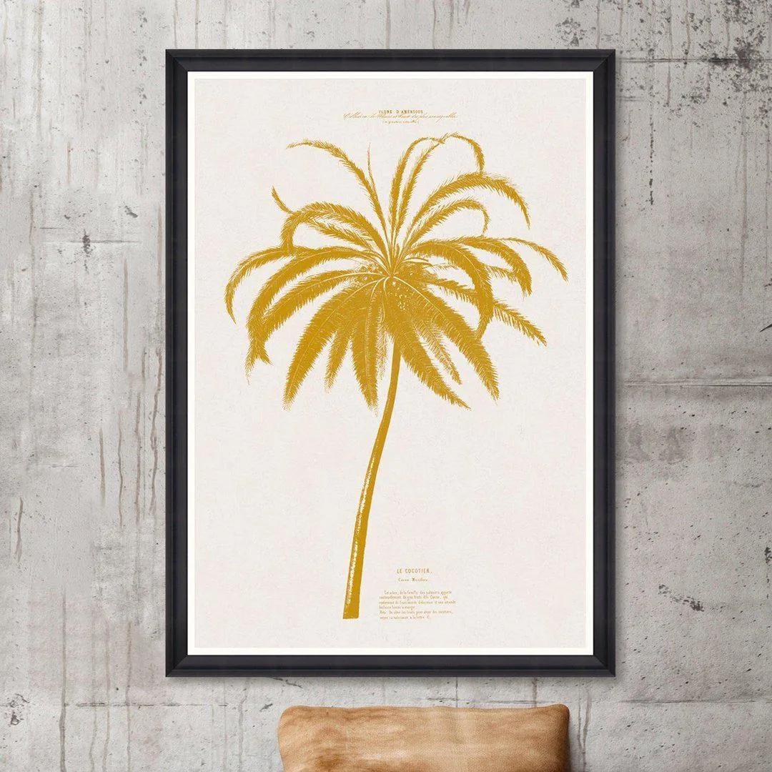 Framed Wall Art Print - Tropical Design image