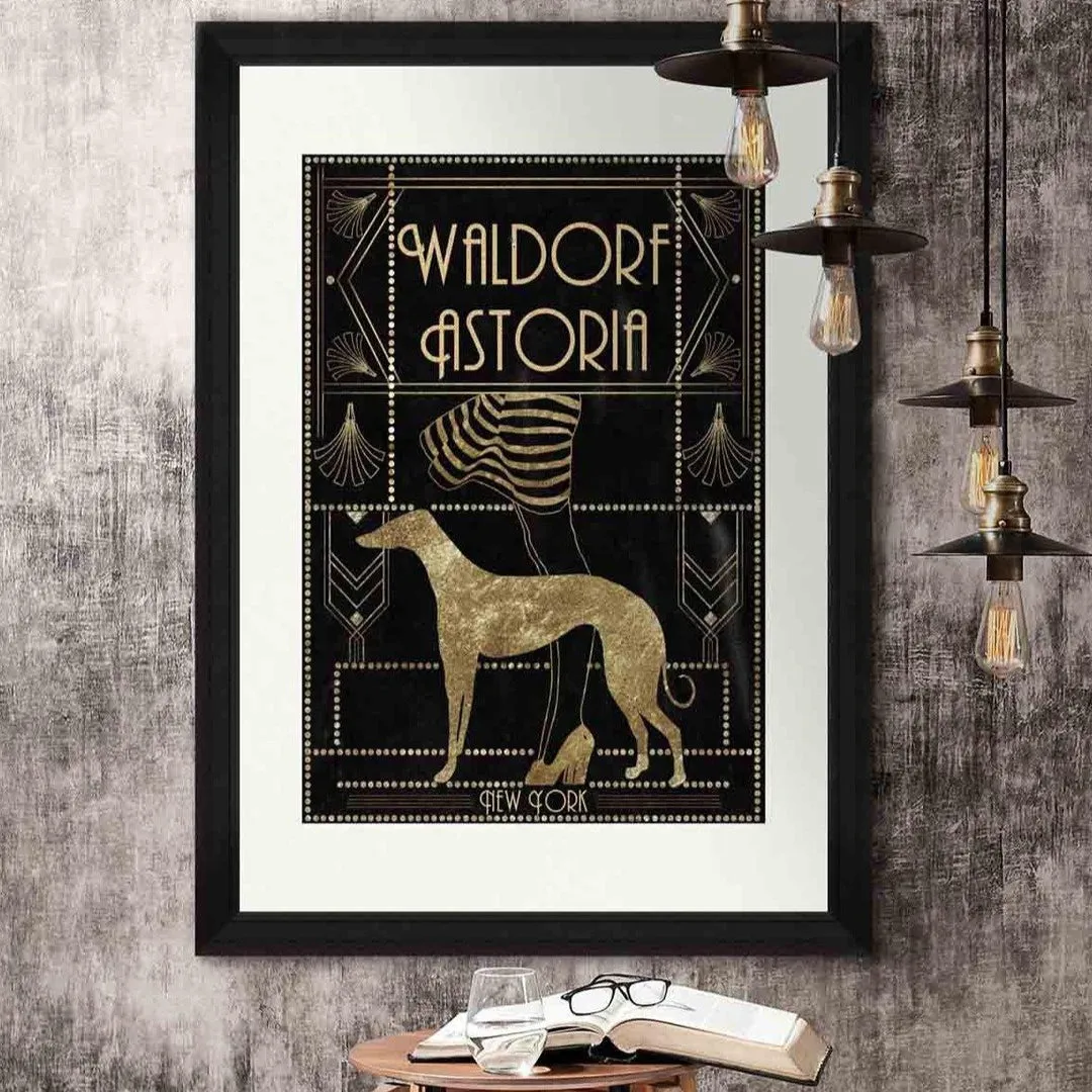 Framed Wall Art Print - Waldorf Astoria Design image