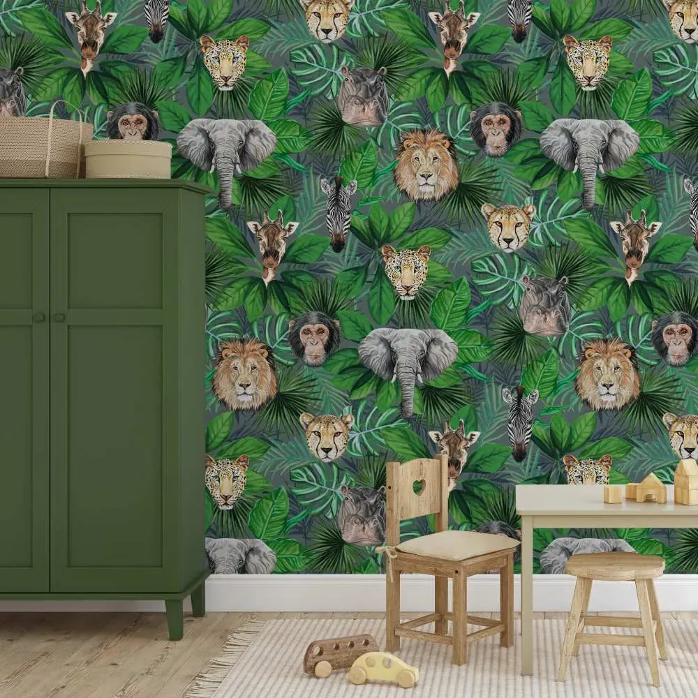 Geoffrey & Friends Wallpaper Roll - Green