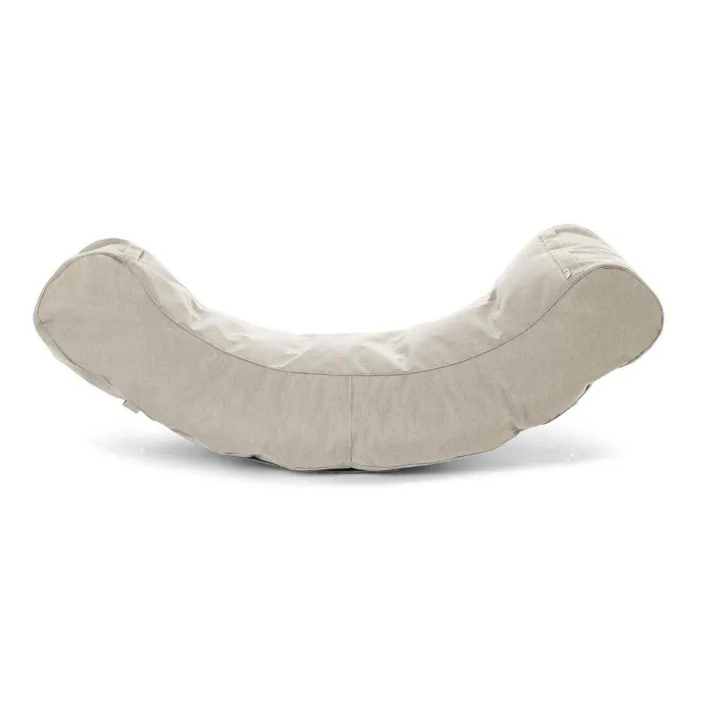Half Moon Sunbed - Beige, Canvas