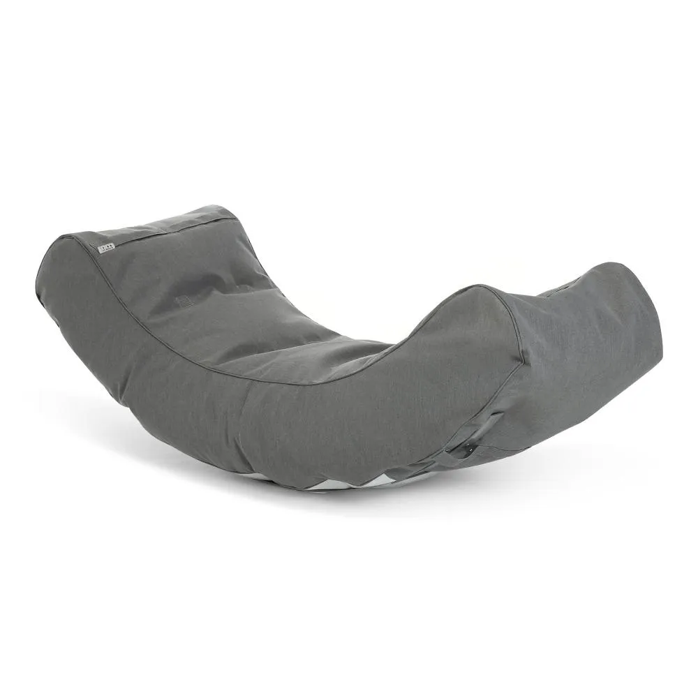 Half Moon Sunbed - Grey, Canvas