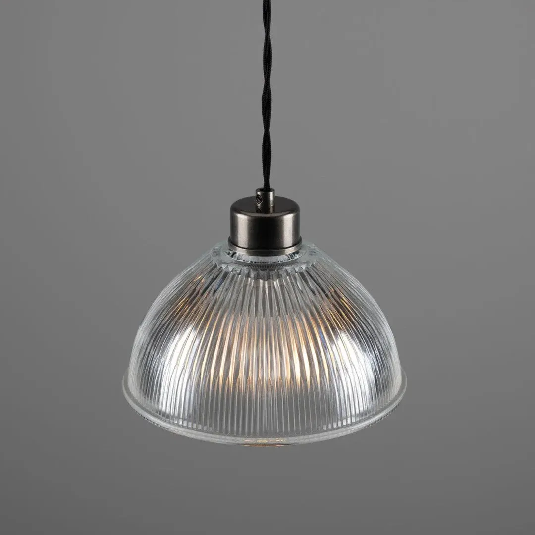 Industrial Pendant Light - Antique Silver