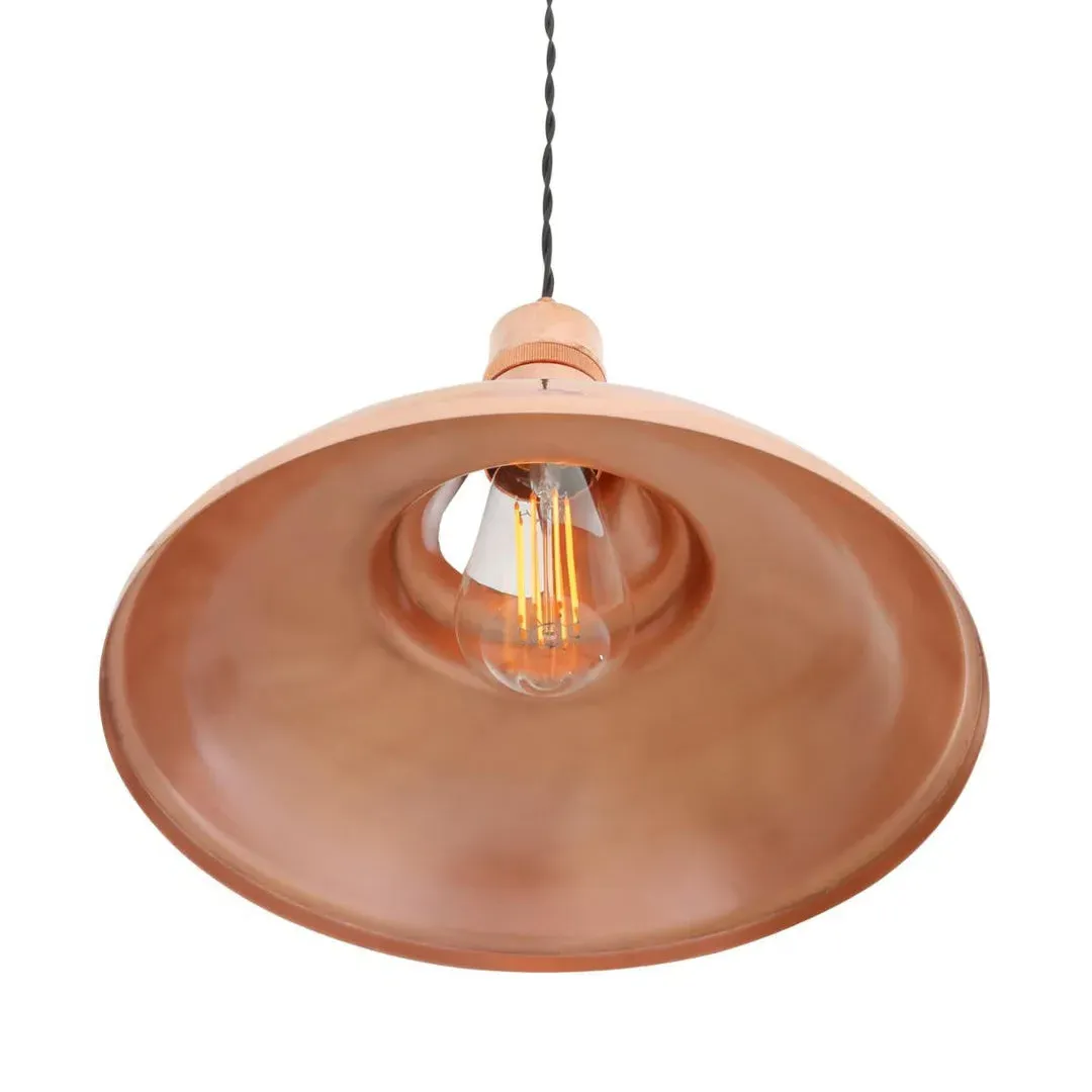 Industrial Pendant Light - Copper