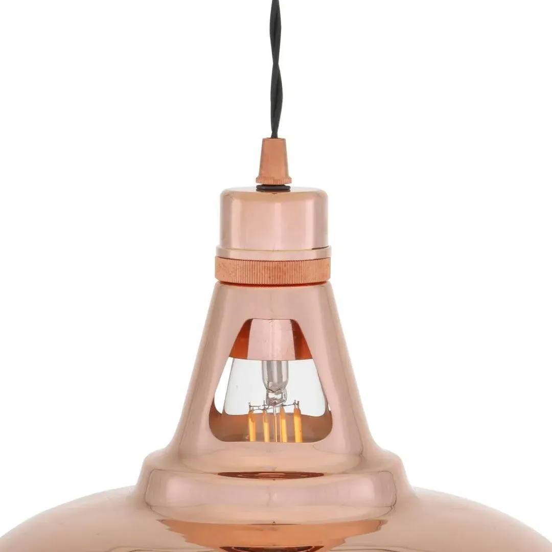 Industrial Pendant Light - Copper