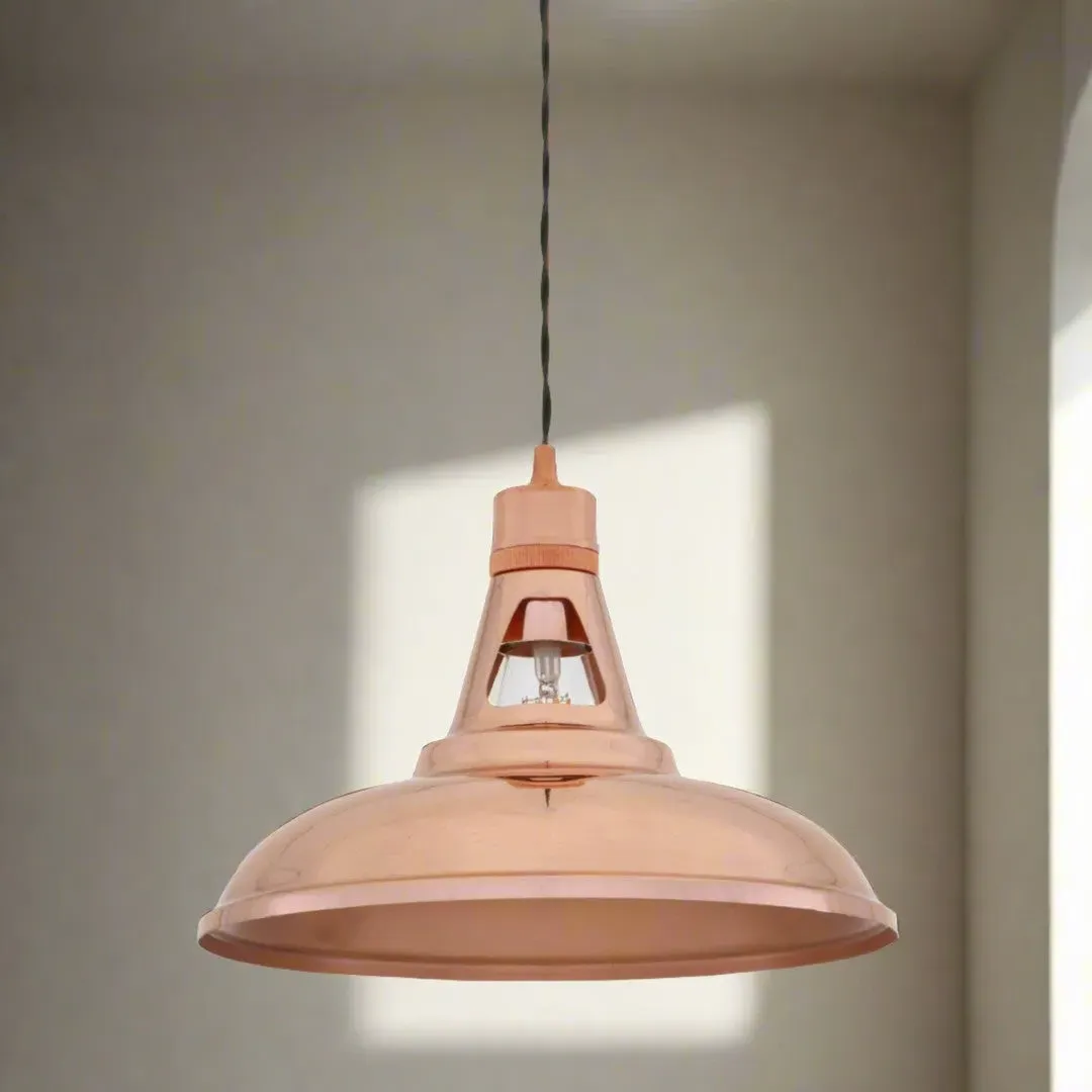 Industrial Pendant Light - Copper image