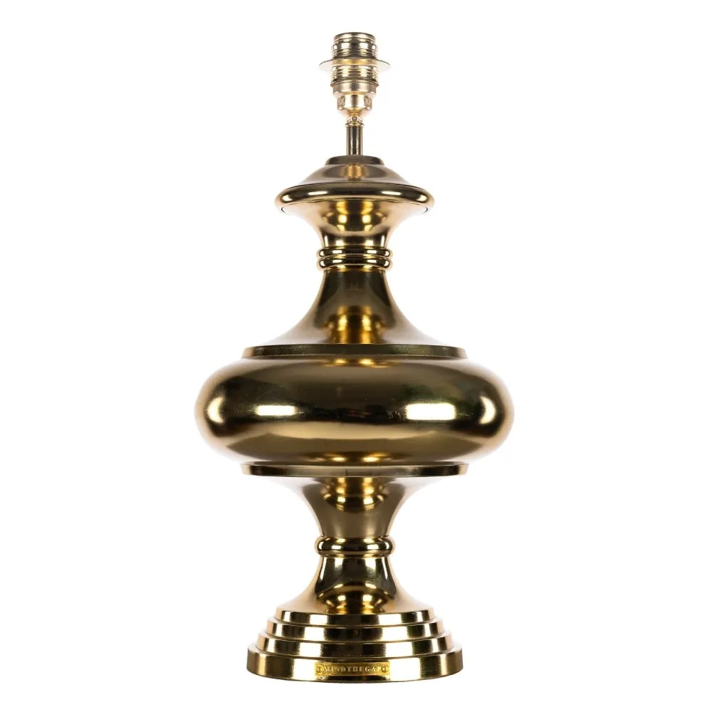 Kalash Table Lamp with Ornamental Palms Design