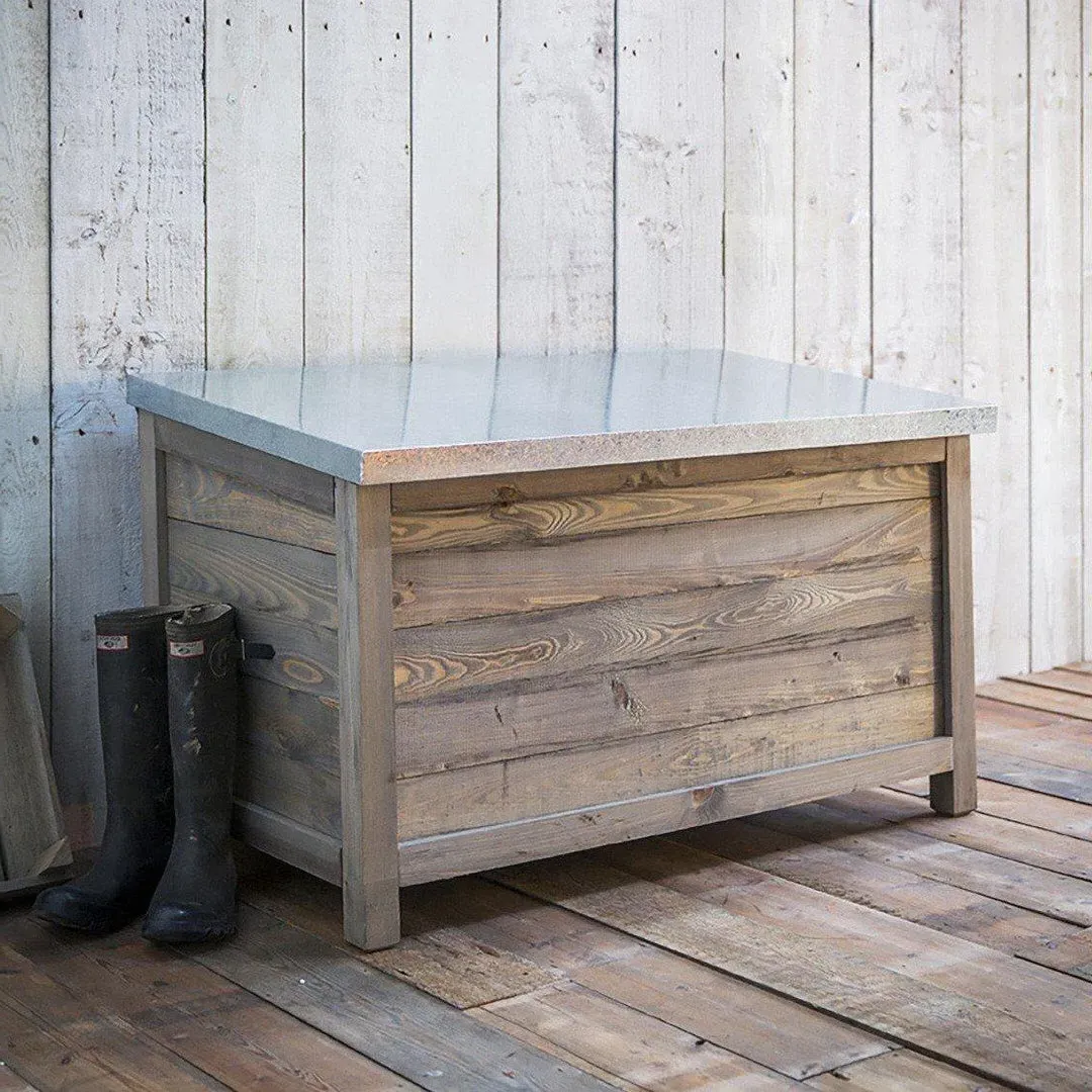 Large Outdoor Storage Box - Grey, Spruce