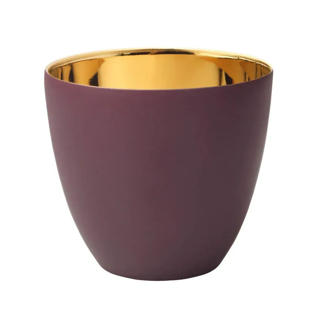 Large Tealight Holder - Purple, Porcelain image