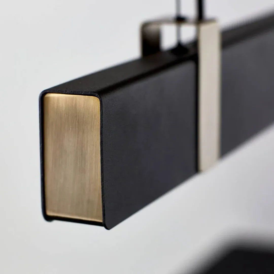 Linear Pendant Light - Black