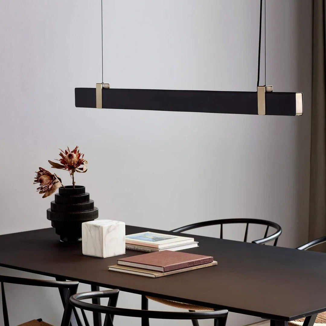 Linear Pendant Light - Black image