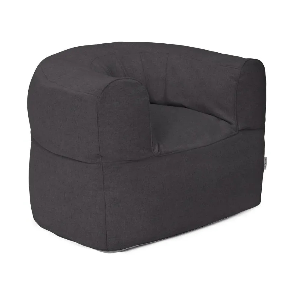 Lounge Armchair with Support - Anthracite, Wool image