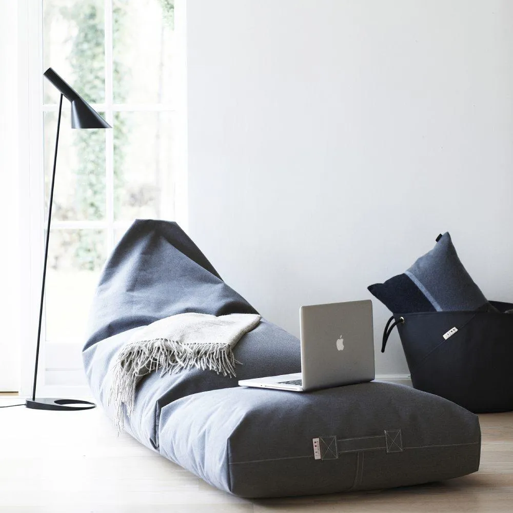 Lounger Beanbag - Grey