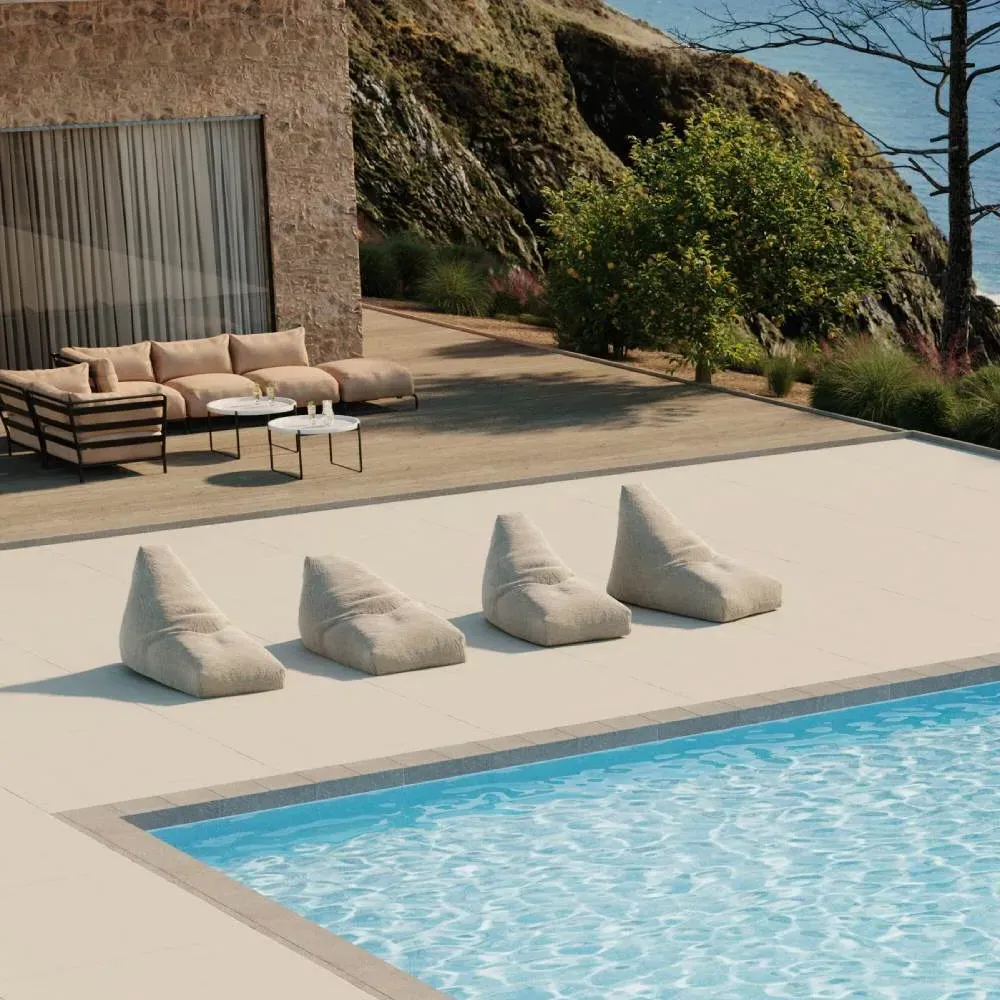 Lounger Beanbag - Taupe