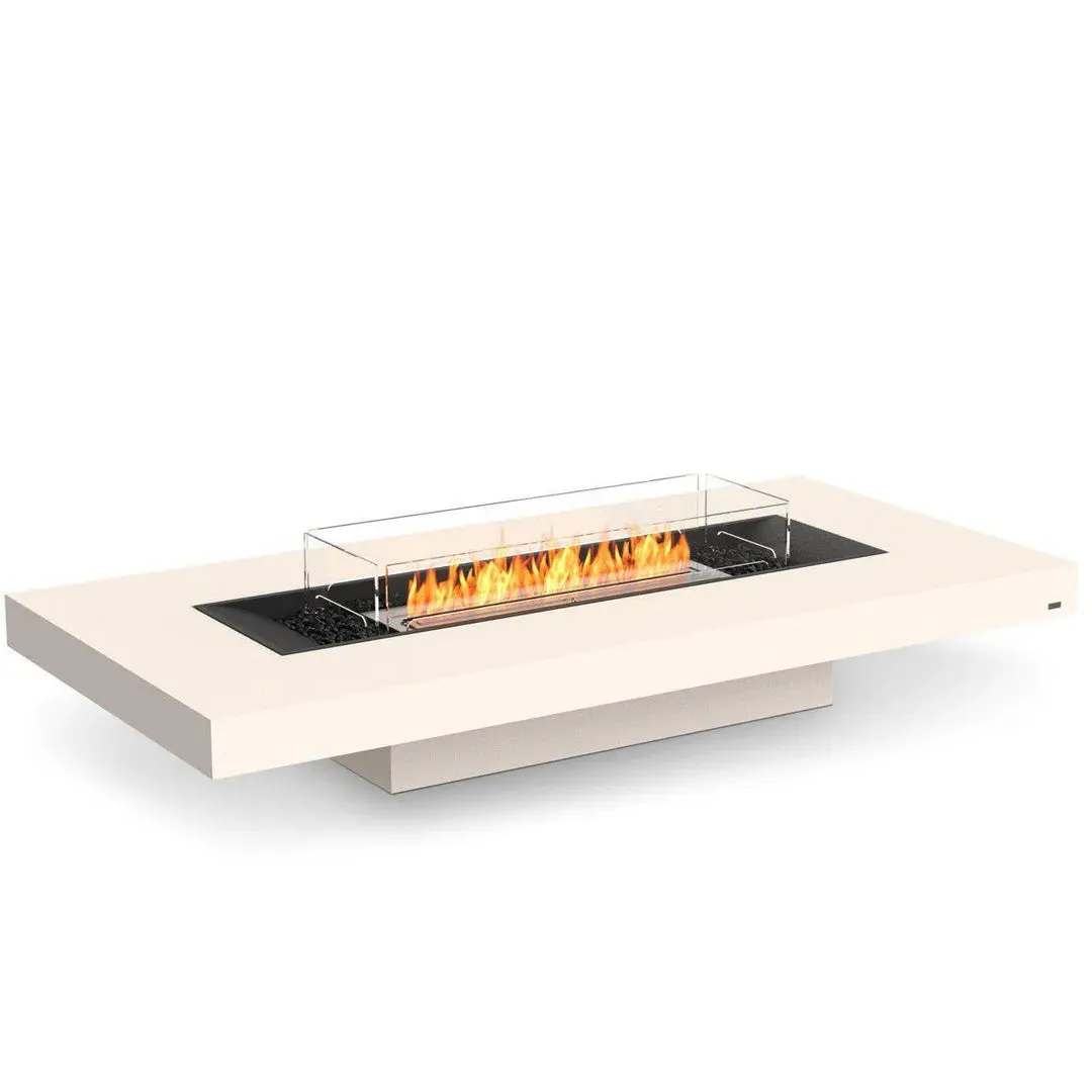 Low Fire Pit Table with Bioethanol - Bone