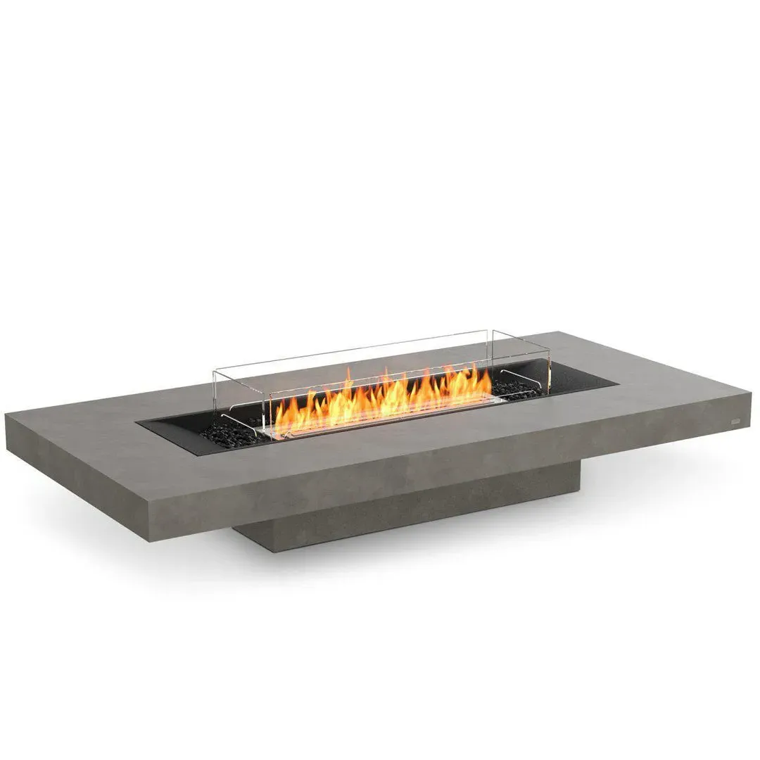 Low Fire Pit Table with Bioethanol - Natural