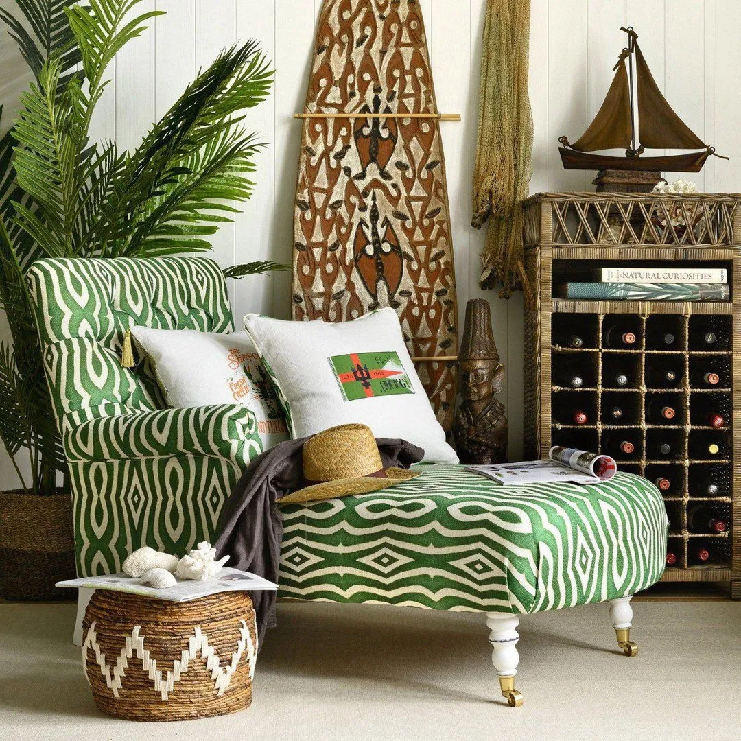 Madison Chaise Longue - Riverside, Linen