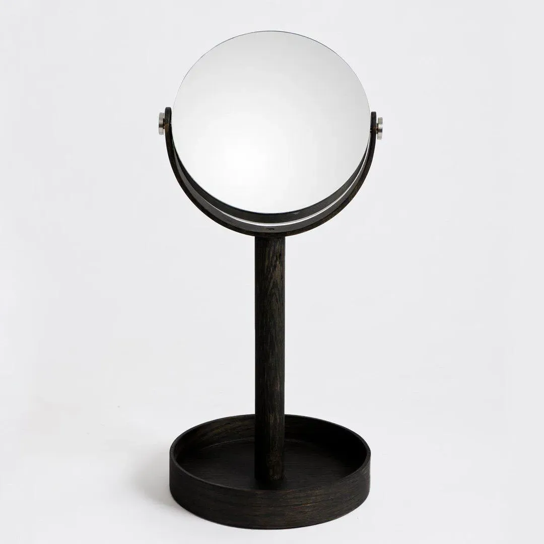 Magnify Mirror Close-Up - Dark Oak image