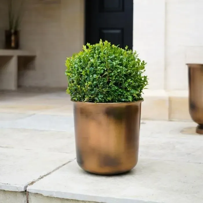 Medium Curved Planter - Copper image