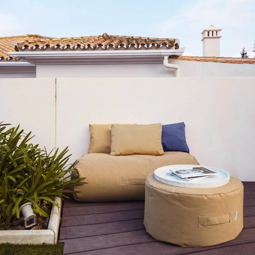 Mini Outdoor Daybed - Taupe