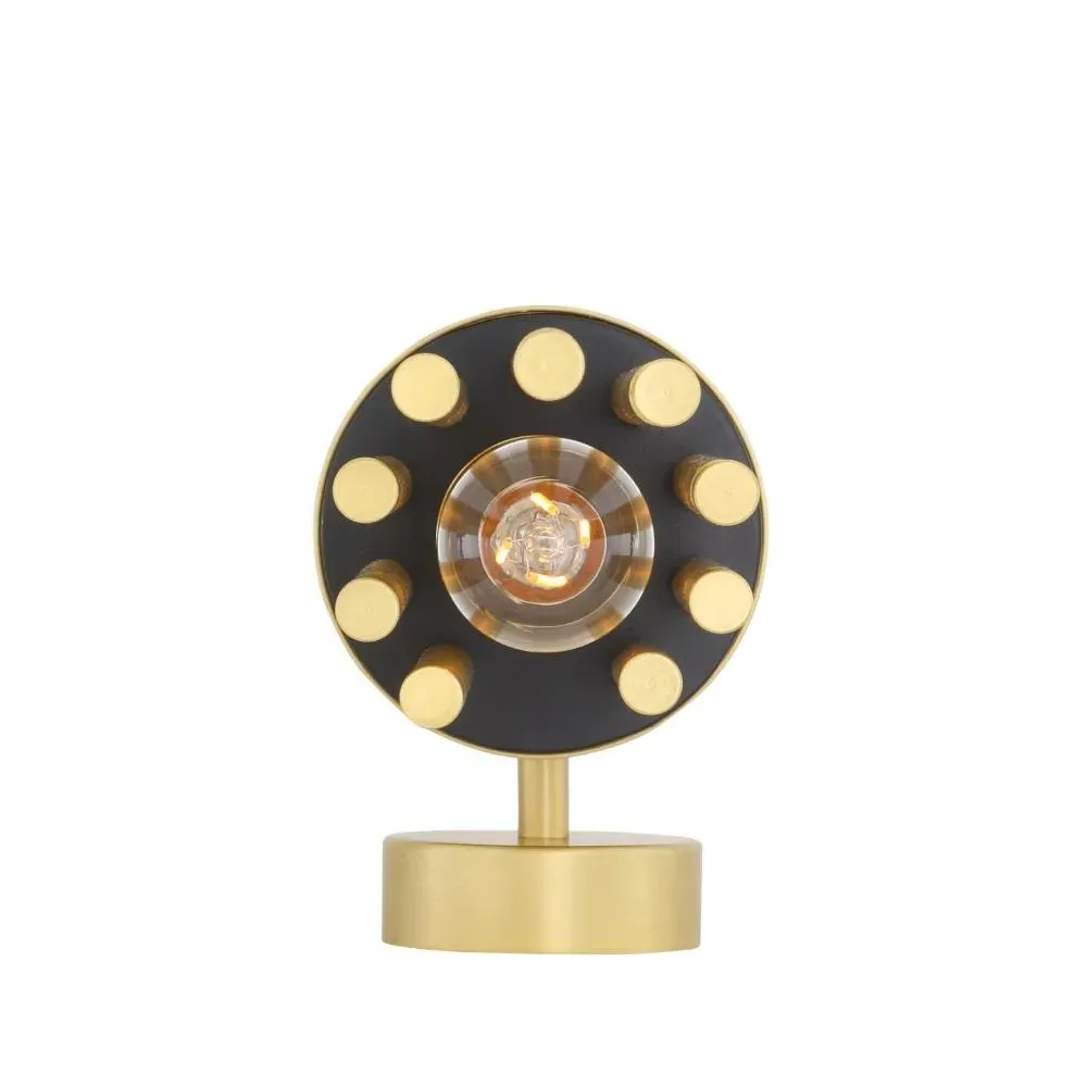 Mini Wall Light with Sleeves - Brass