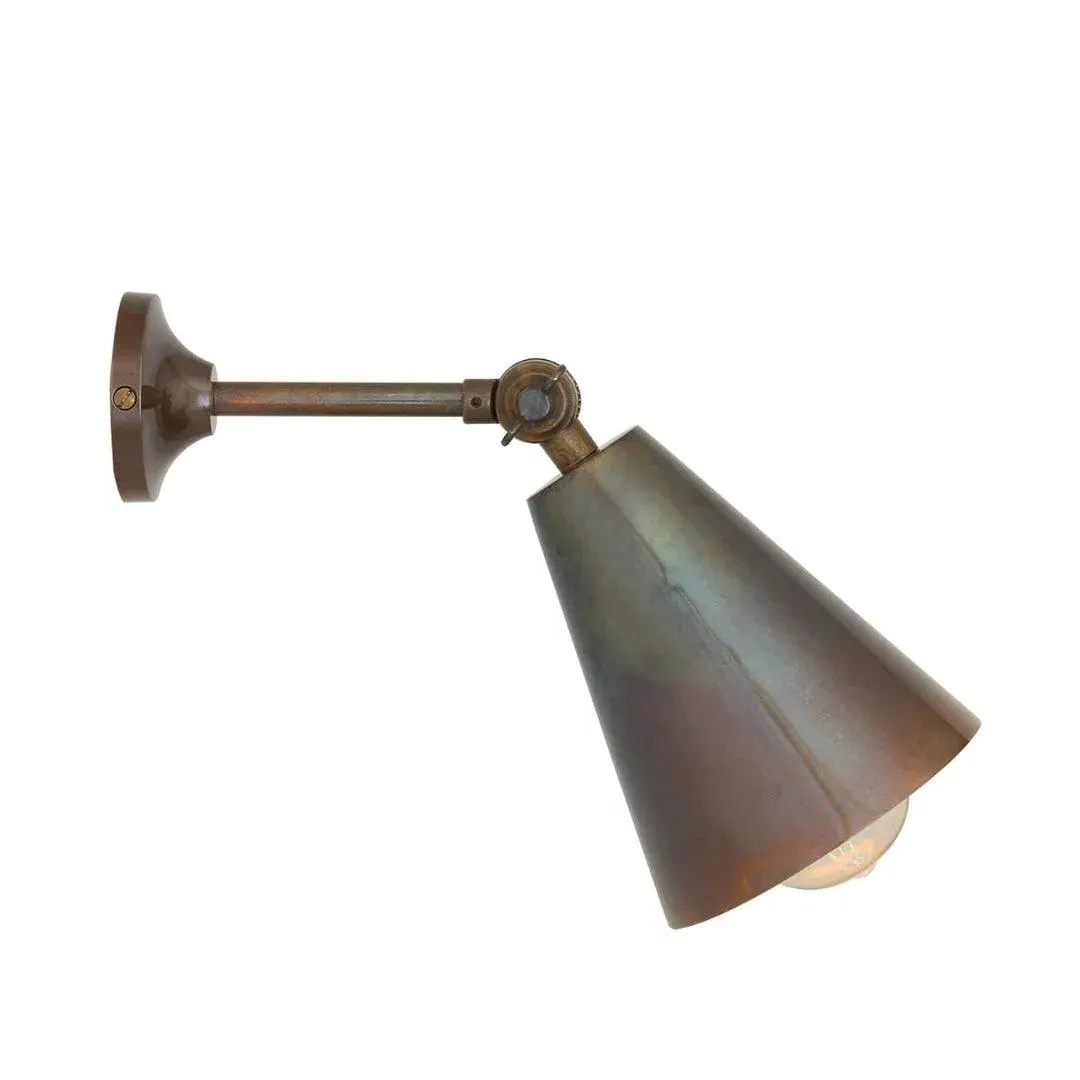 Moya Adjustable Wall Light - Antique Brass