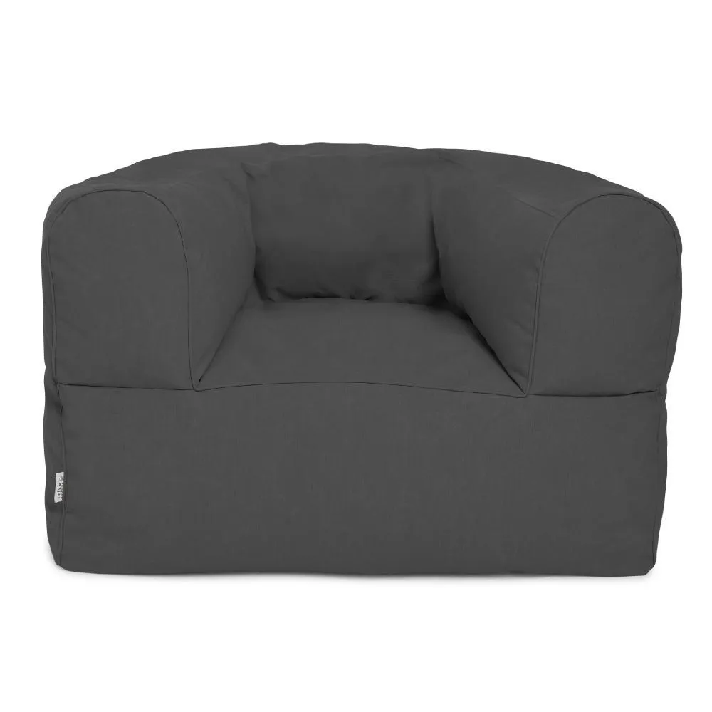 Outdoor Seating Set with Pouffe - Graphite
