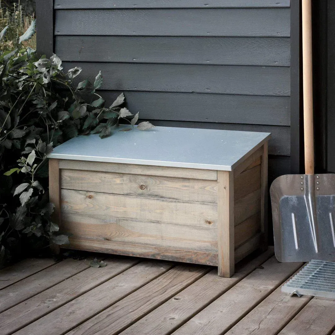 Outdoor Storage Box - Grey, Spruce image