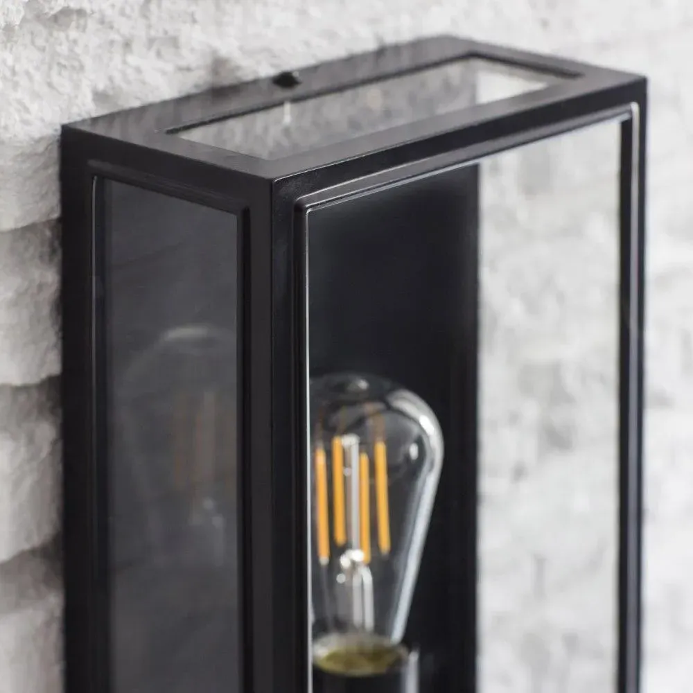 Outdoor Wall Lantern - Carbon, Steel