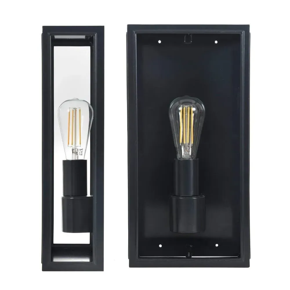 Outdoor Wall Lantern - Carbon, Steel