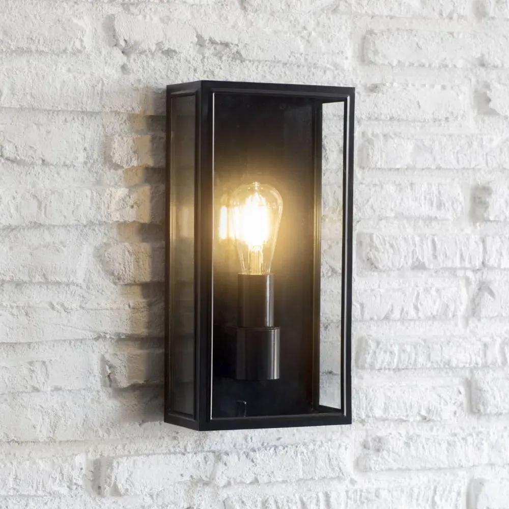 Outdoor Wall Lantern - Carbon, Steel image