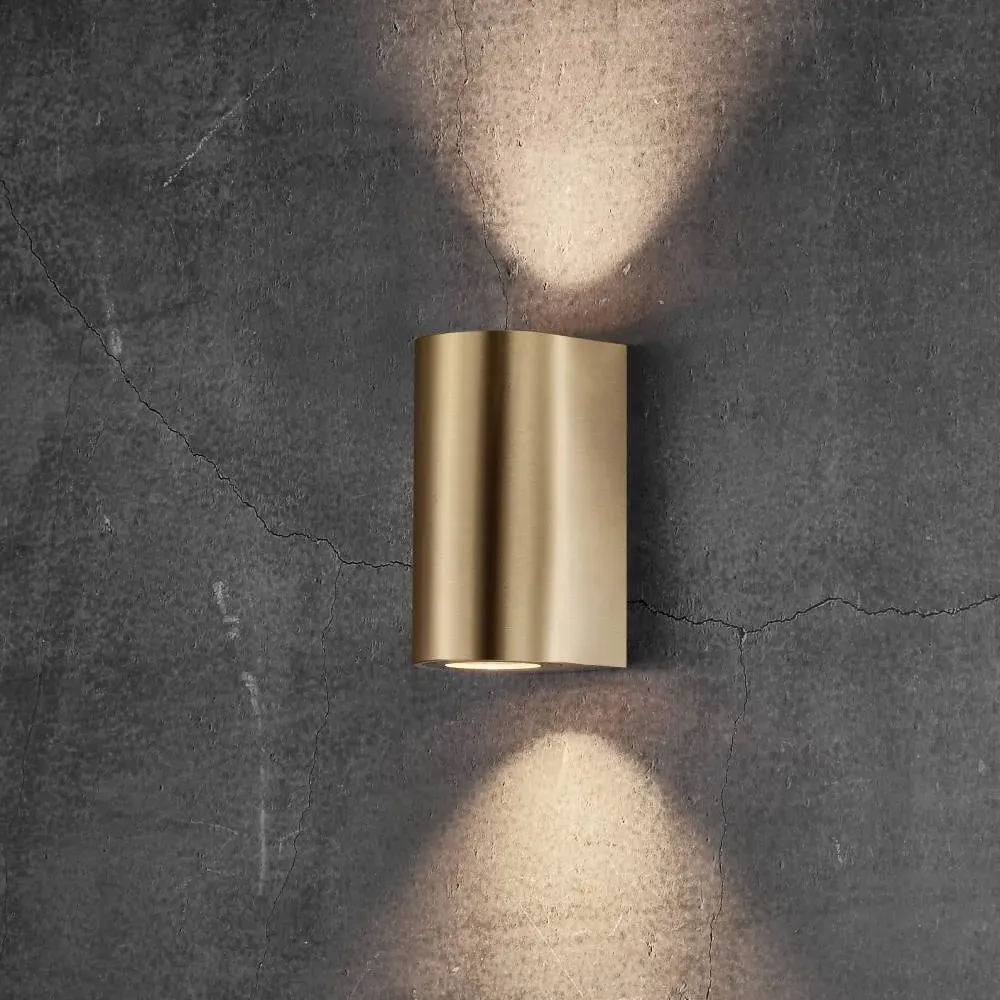 Outdoor Wall Light - Brass image