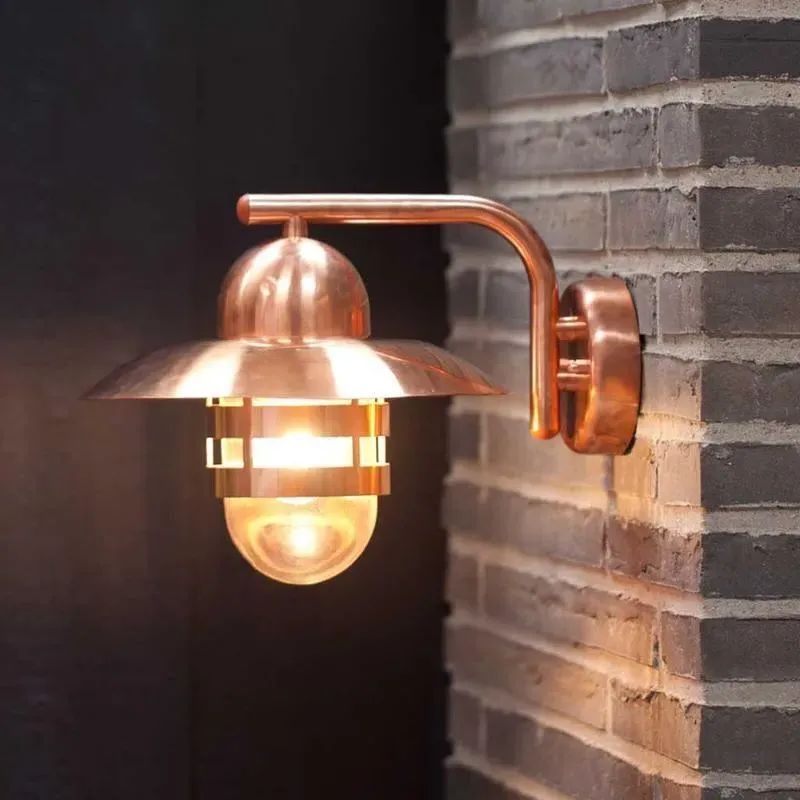 Outdoor Wall Light - Copper image