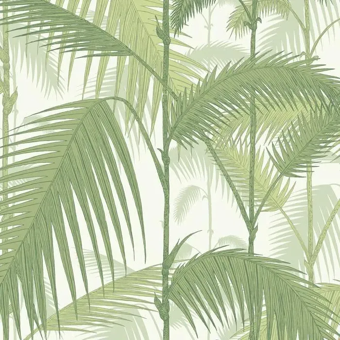 Palm Jungle Wallpaper - Green, Paper
