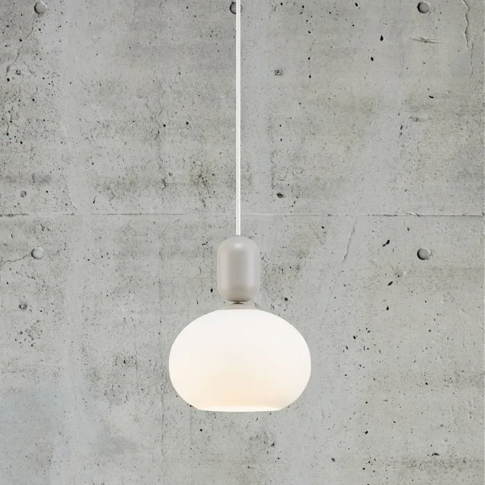 Pendant Lamp with Organic Shape - Grey