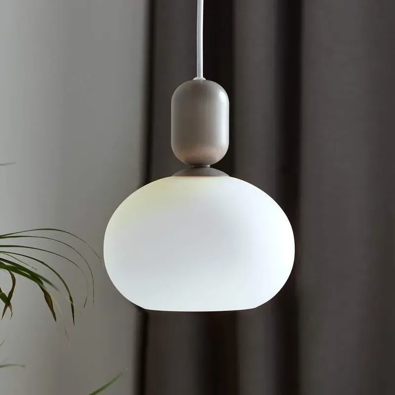 Pendant Lamp with Organic Shape - Grey image